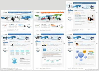 專業(yè)網(wǎng)頁模板與界面設(shè)計(jì)資源 韓文模板與源文件圖庫詳解